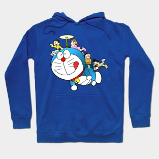 doraemon and friend Hoodie